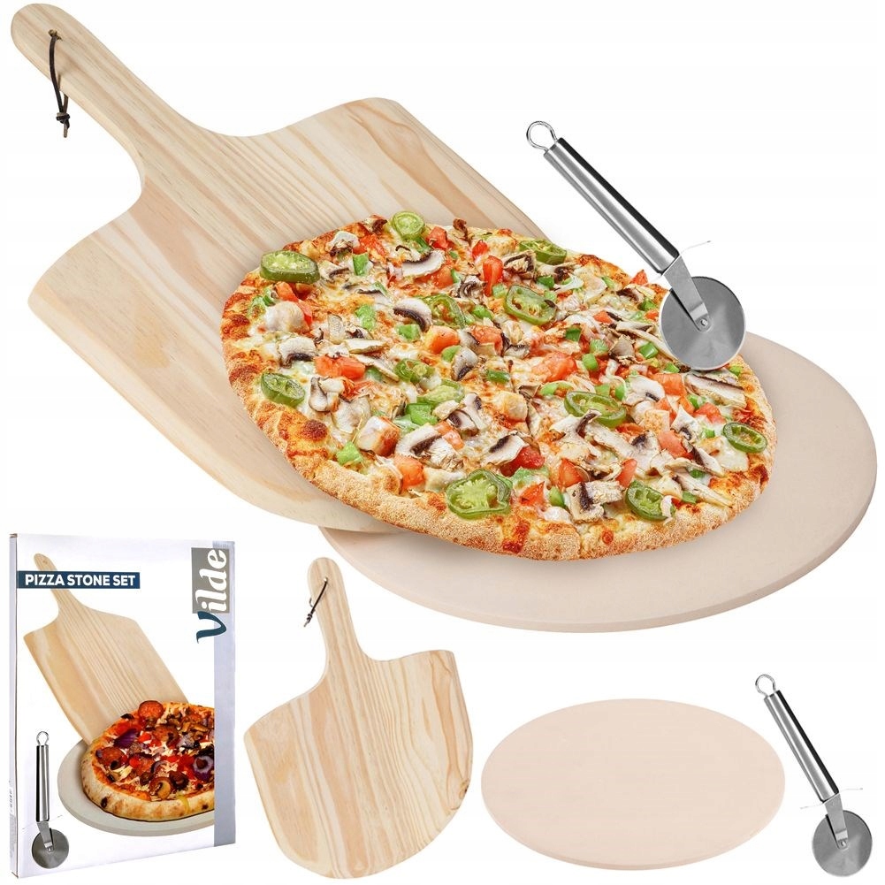 Vynikajúci podnos na pizzu do domácnosti 33 x 33 cm, priemer 33 cm