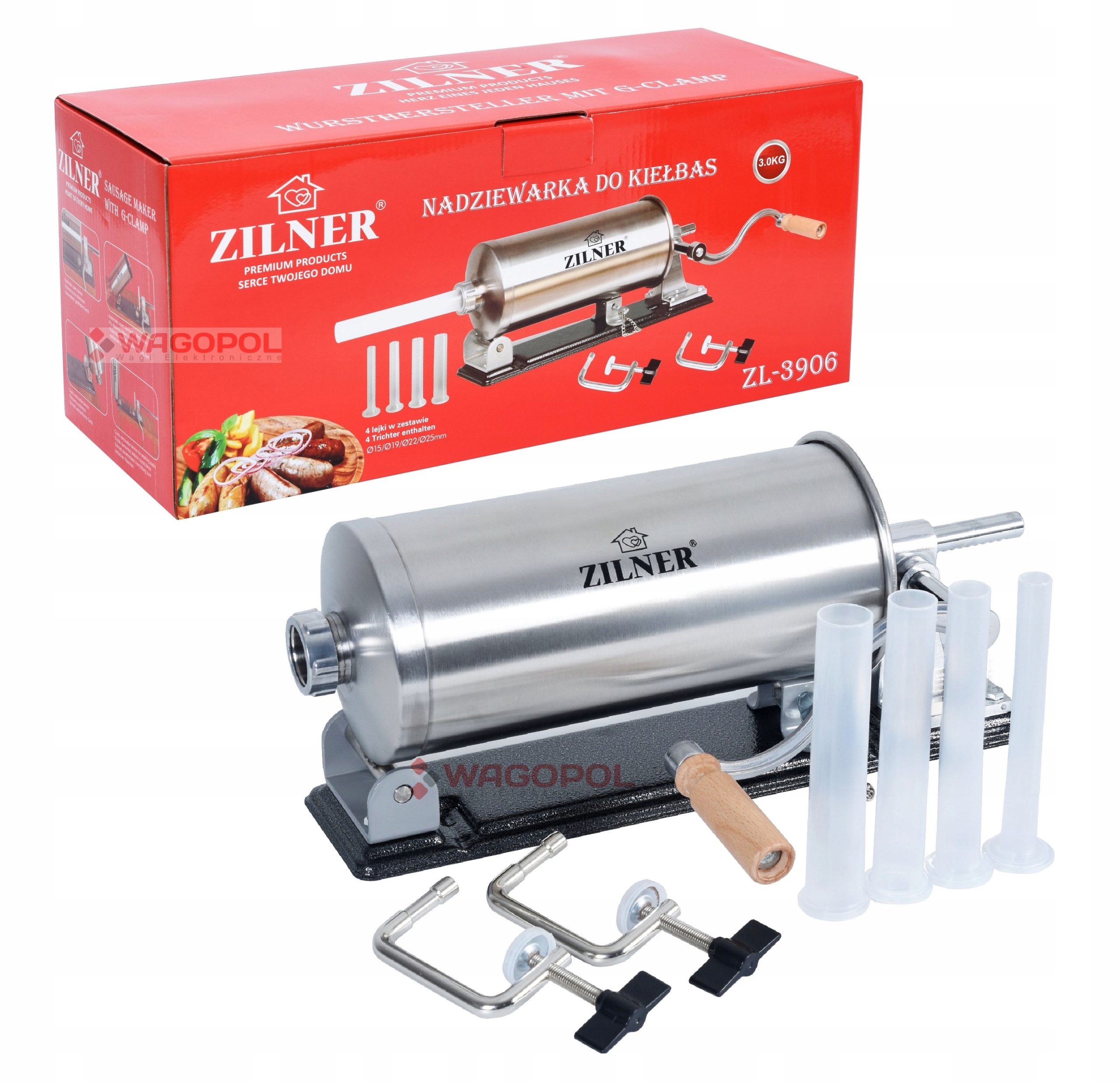 Zilner horizontálna plnička 5 kg 4 l