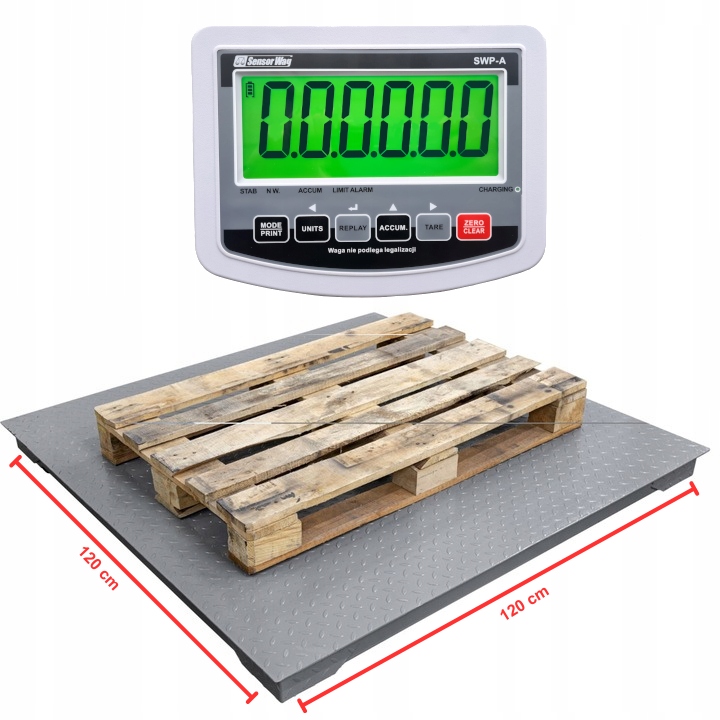 Sensorwag Platform Scale 1500 kg x 200 g