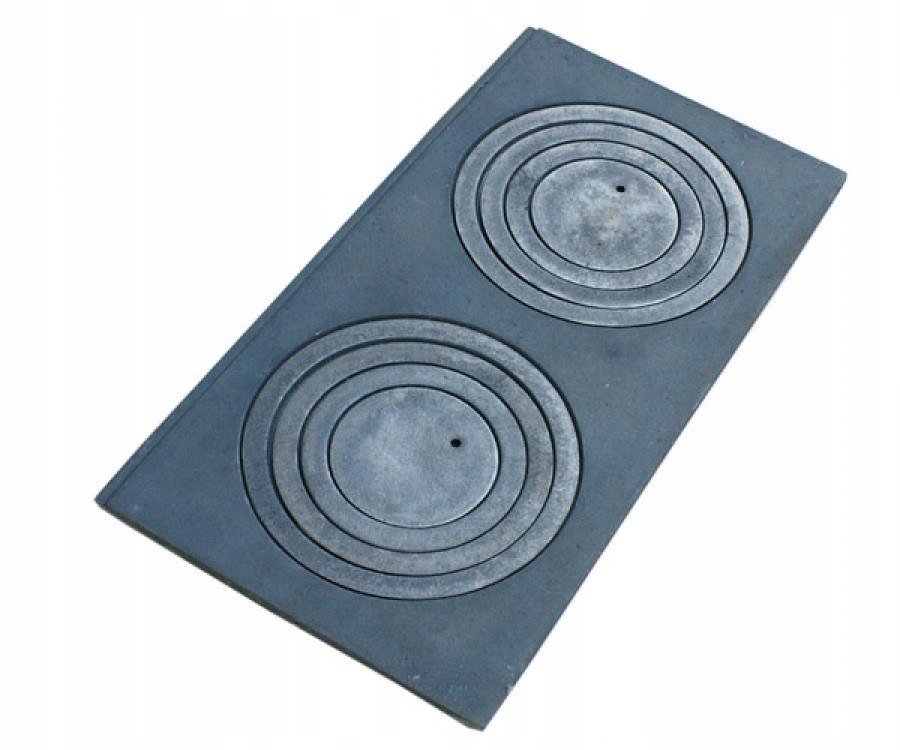 ŽELEZNÁ DOSKA 2-OTVOROVÁ 63 * 31,5 CM