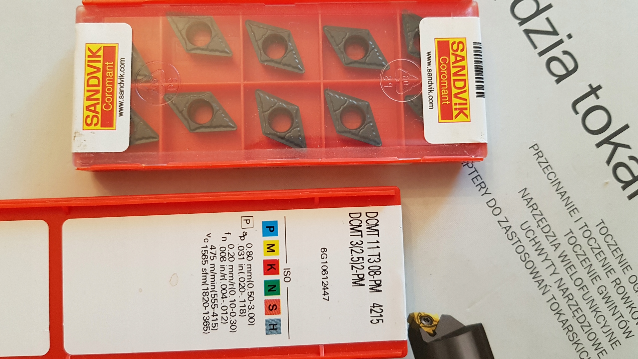 DCMT 11T308-PM 4215 ŠTÍTKY a ďalšie