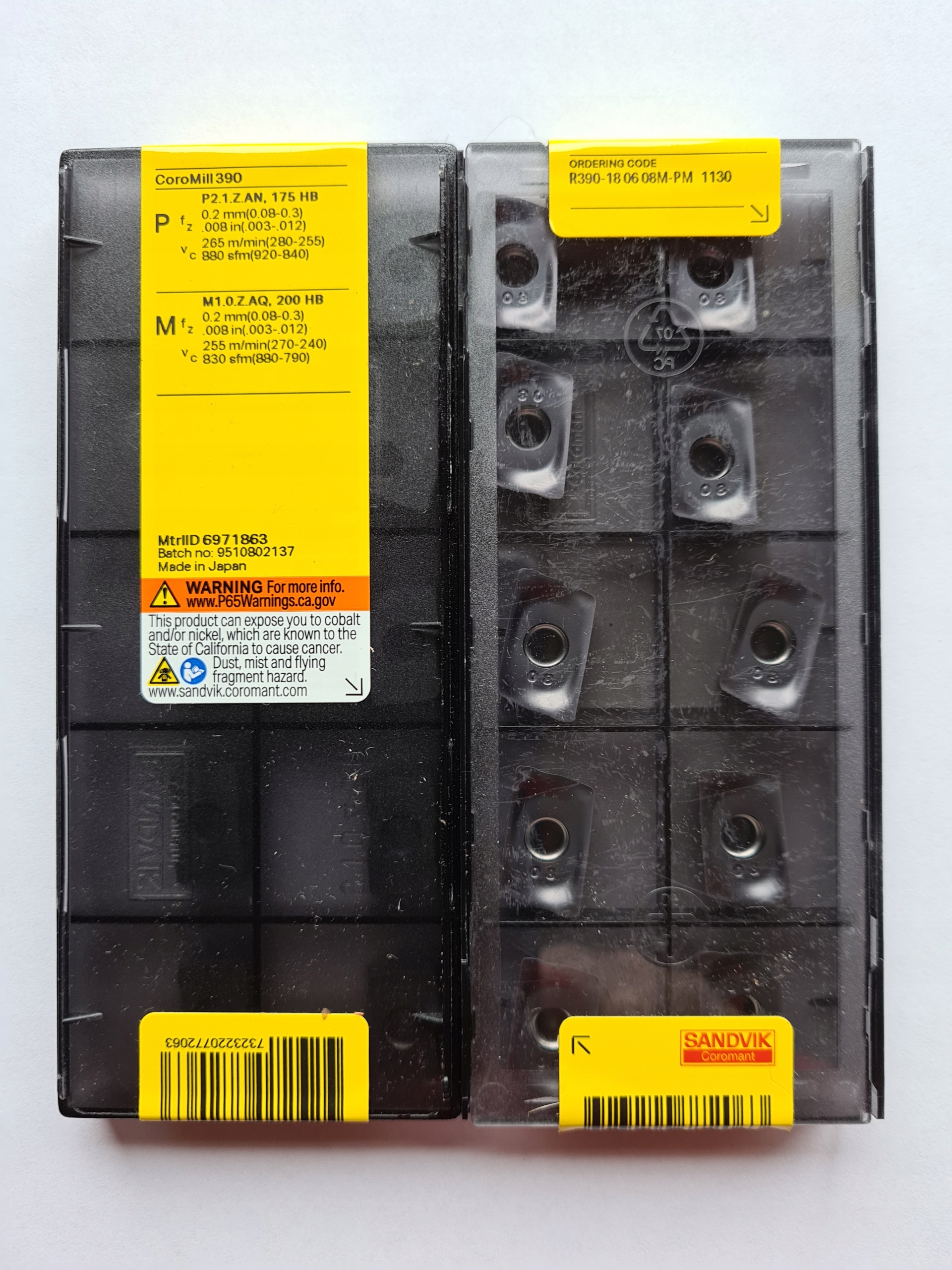 OBKLADY R390 180608M-PM 1130 NEREZ SANDVIK