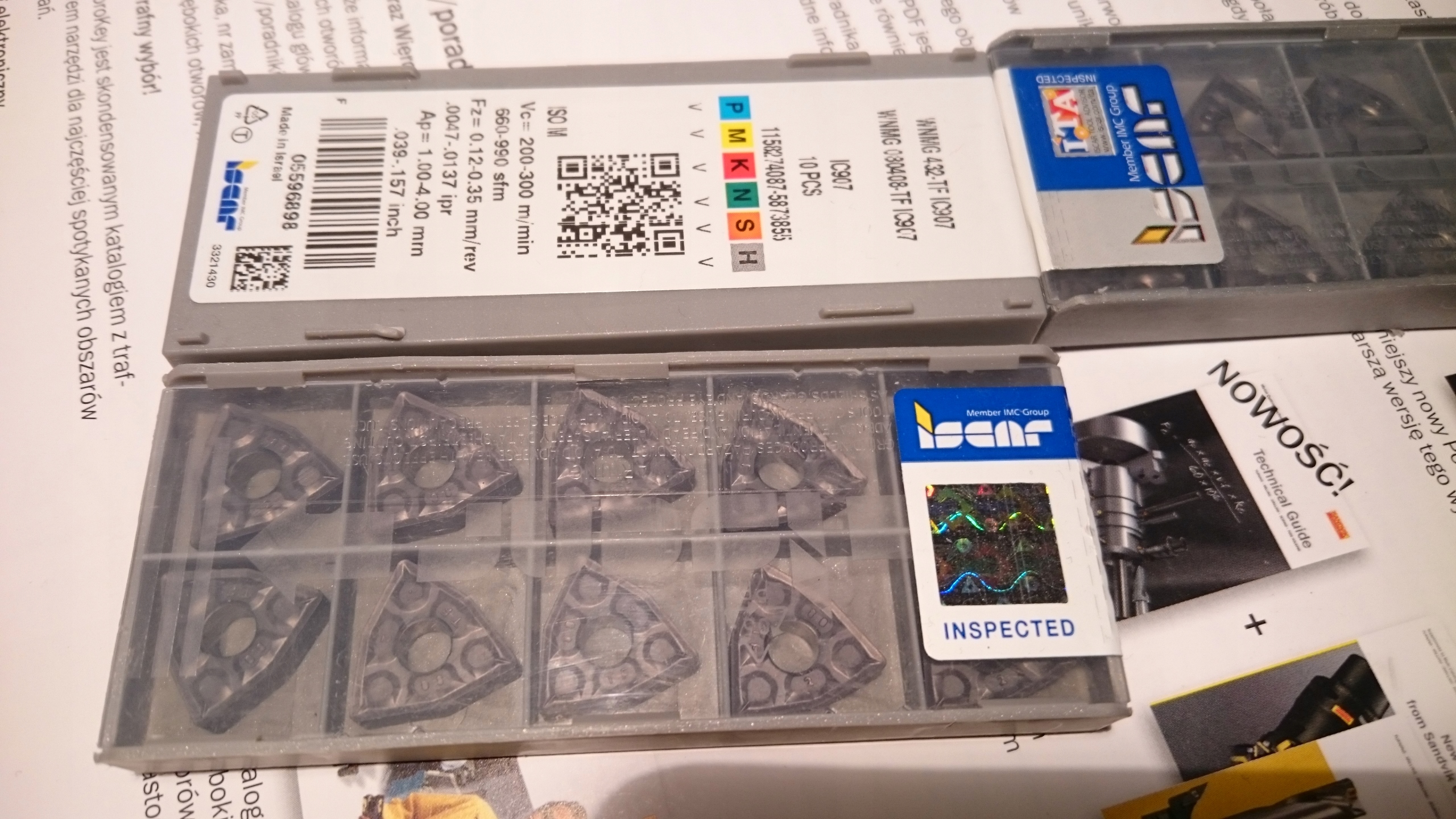 ŠTÍTKY WNMG 080408-TF IC907. a ďalšie