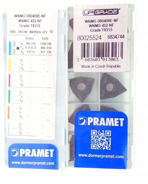 WNMG 080408E-NF T9315 PRAMETOVÉ DOSKY