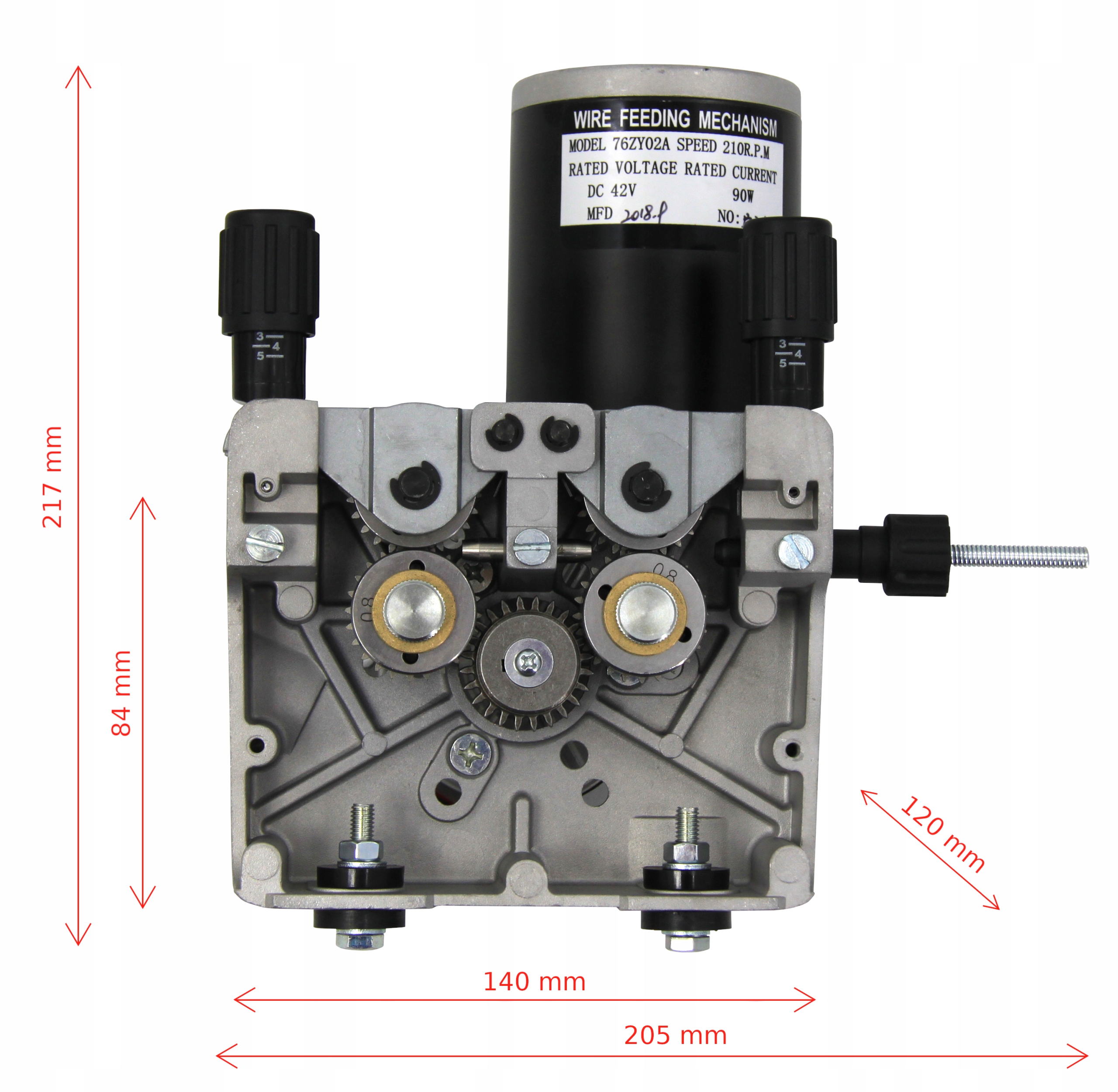 4-valcový podávač drôtu 4RA DC 24V