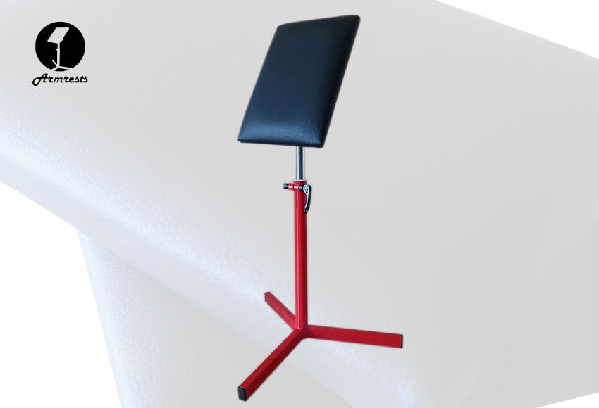 ARMREST pre tetovacie štúdio v červenej farbe