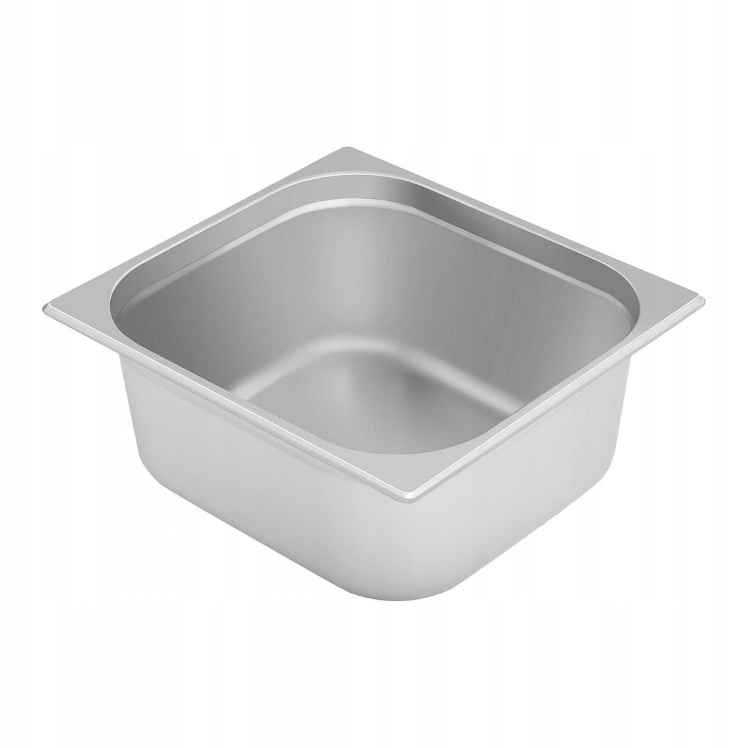 NEREZOVÝ OCELOVÝ GASTRONOMICKÝ KONTAJNER GN2 / 3 hlavný 150mm