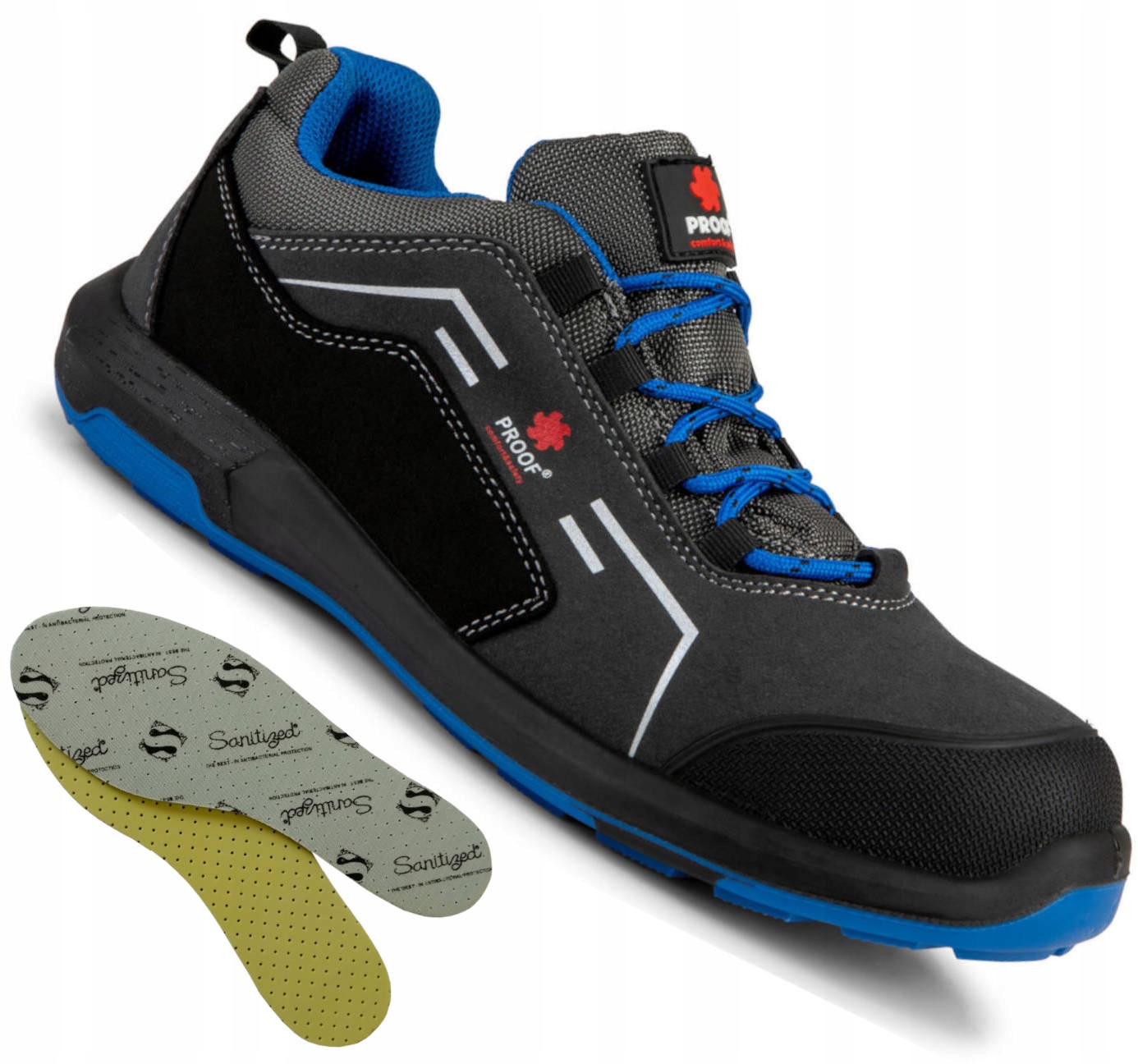 Pracovná obuv, poltopánky, KAPS7 PRACOVNÉ ANKLES, veľkosť 45