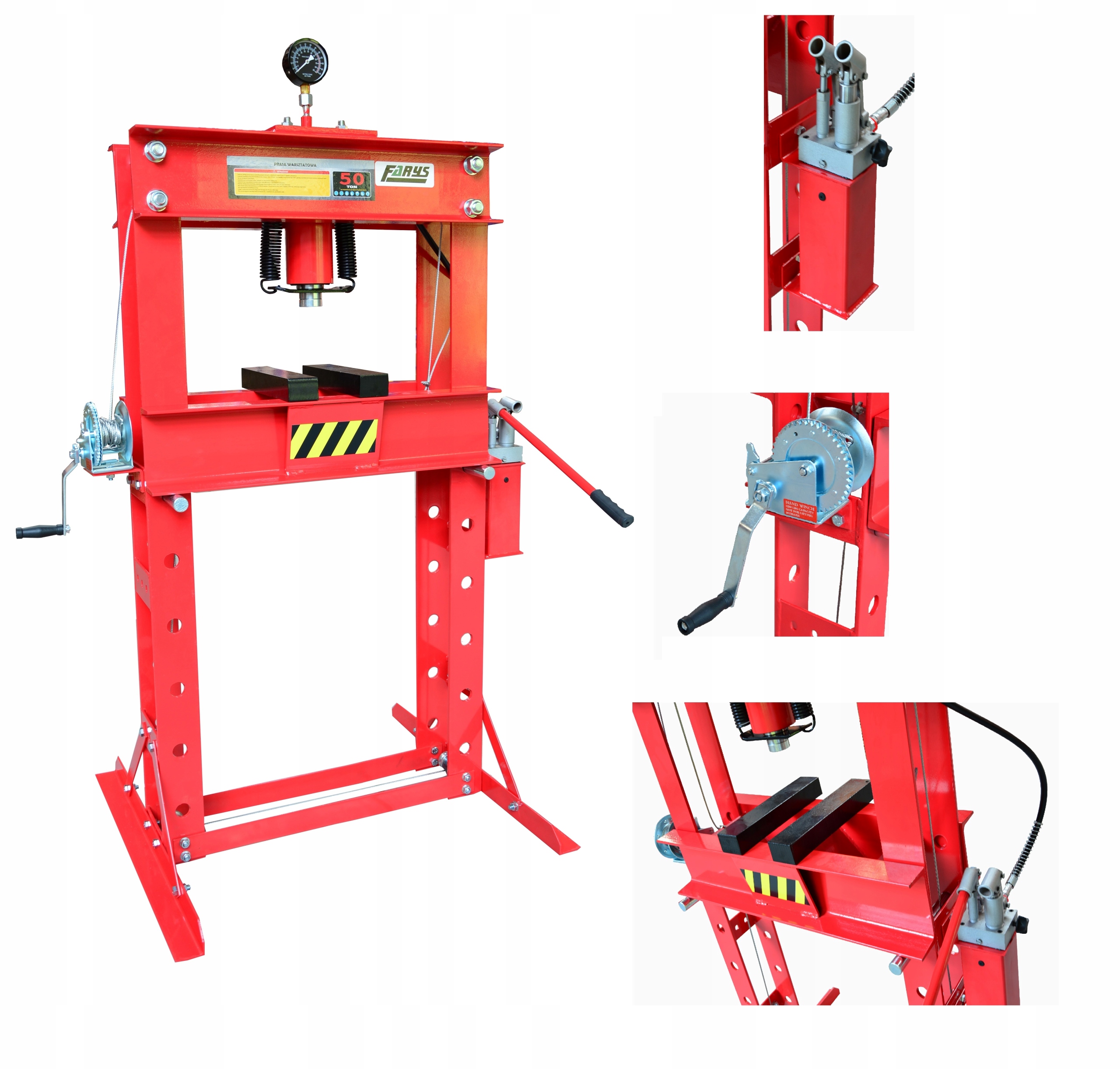 WORKSHOP HYDRAULICKÝ TLAČ 50T TON FARYS MOCNA
