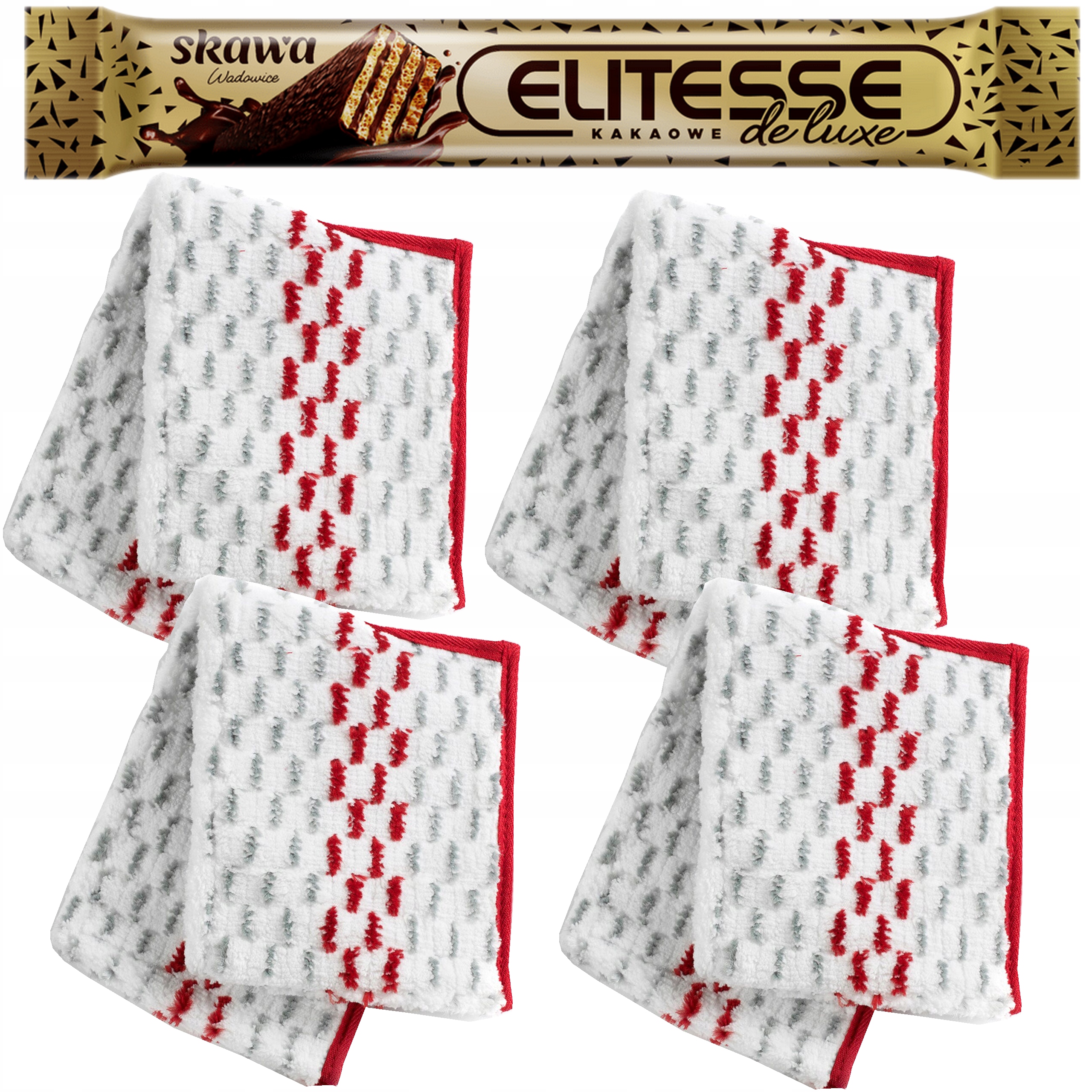 Iso Trade vložka do mopu plochá, vložka do mopu 35 cm + SKAWA WAFLE ELITESSE DE LUX 20G