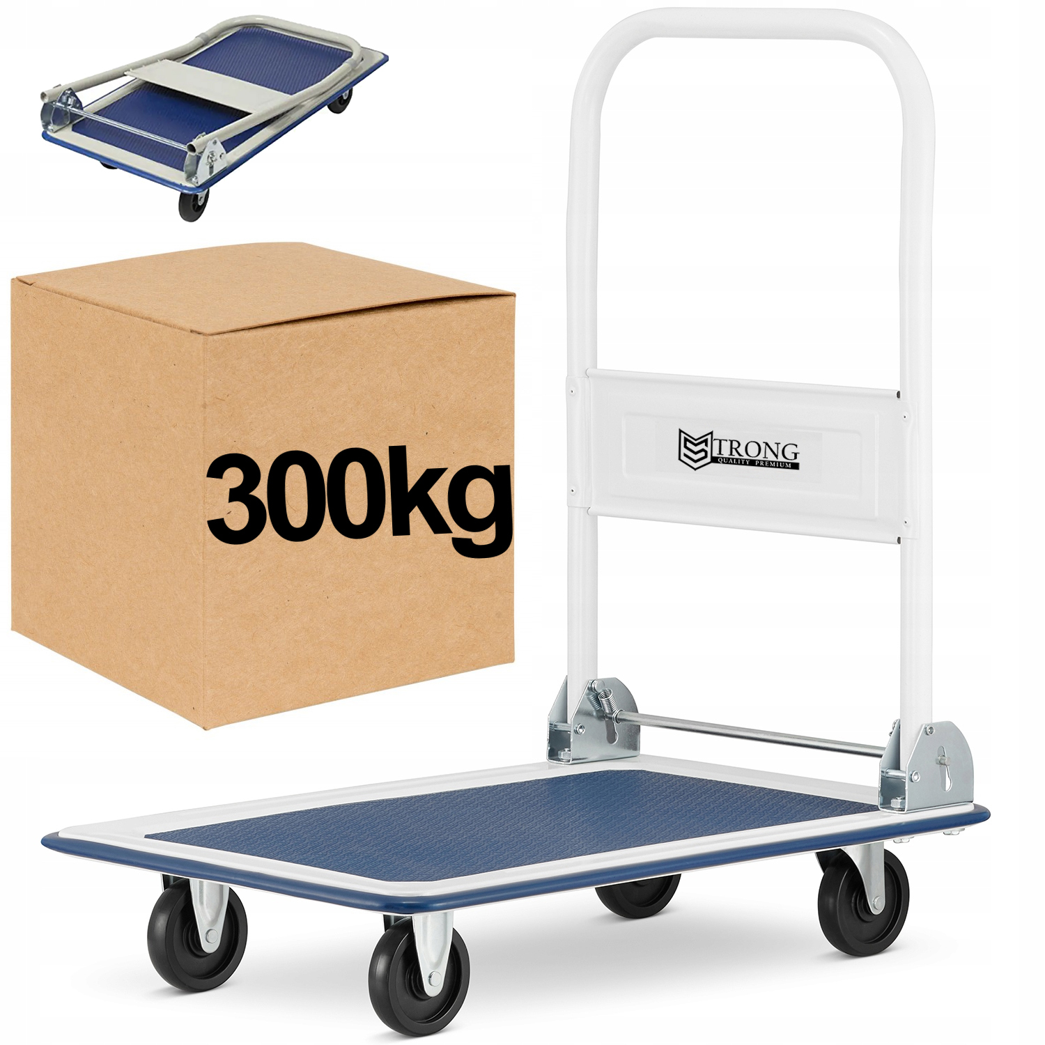 Vozík na prepravnú plošinu skladu 300 kg