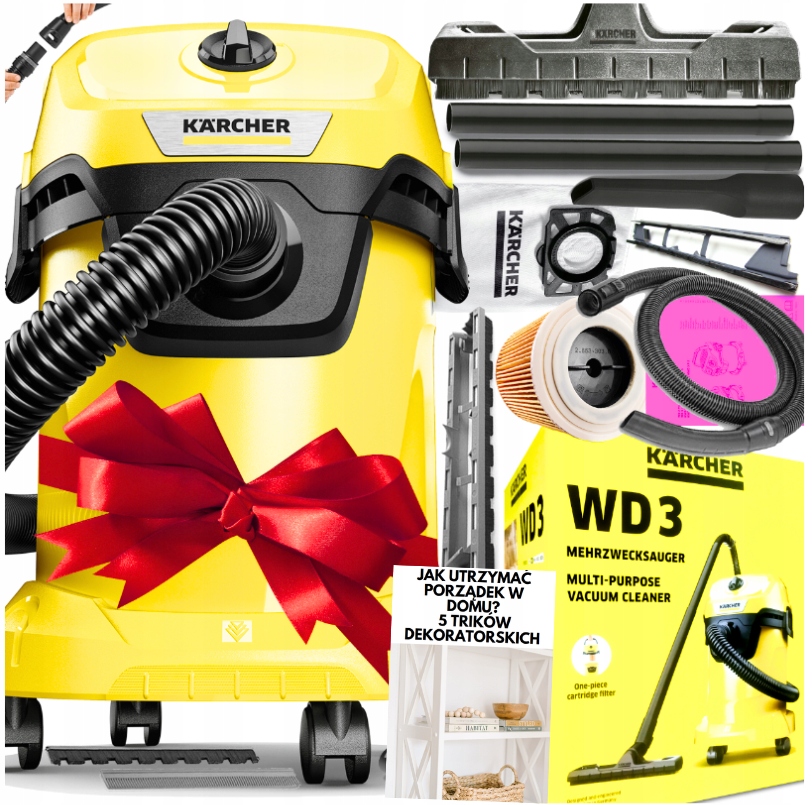 Priemyselný vysávač Kärcher WD 3 1000 W