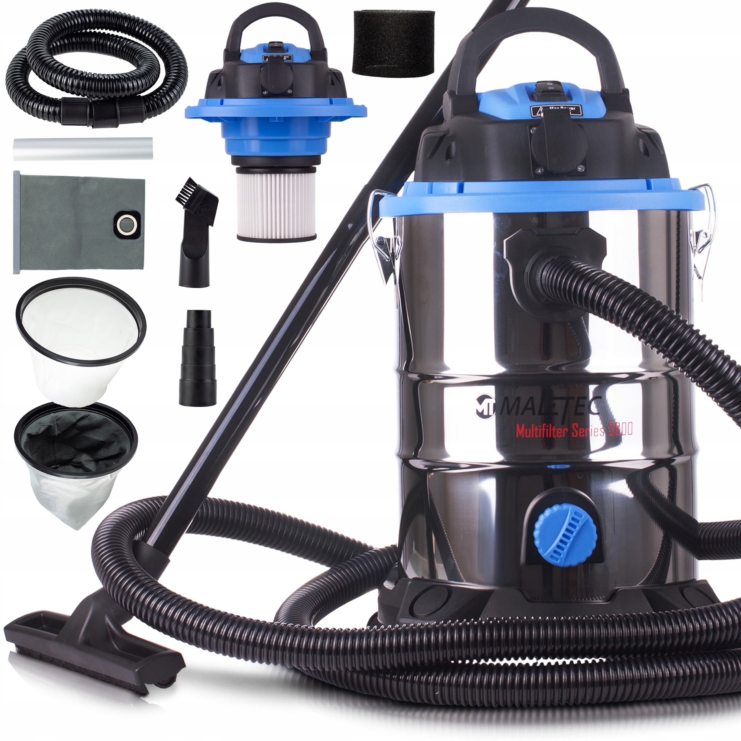 Maltec MWD206S 3800 W priemyselný vysávač