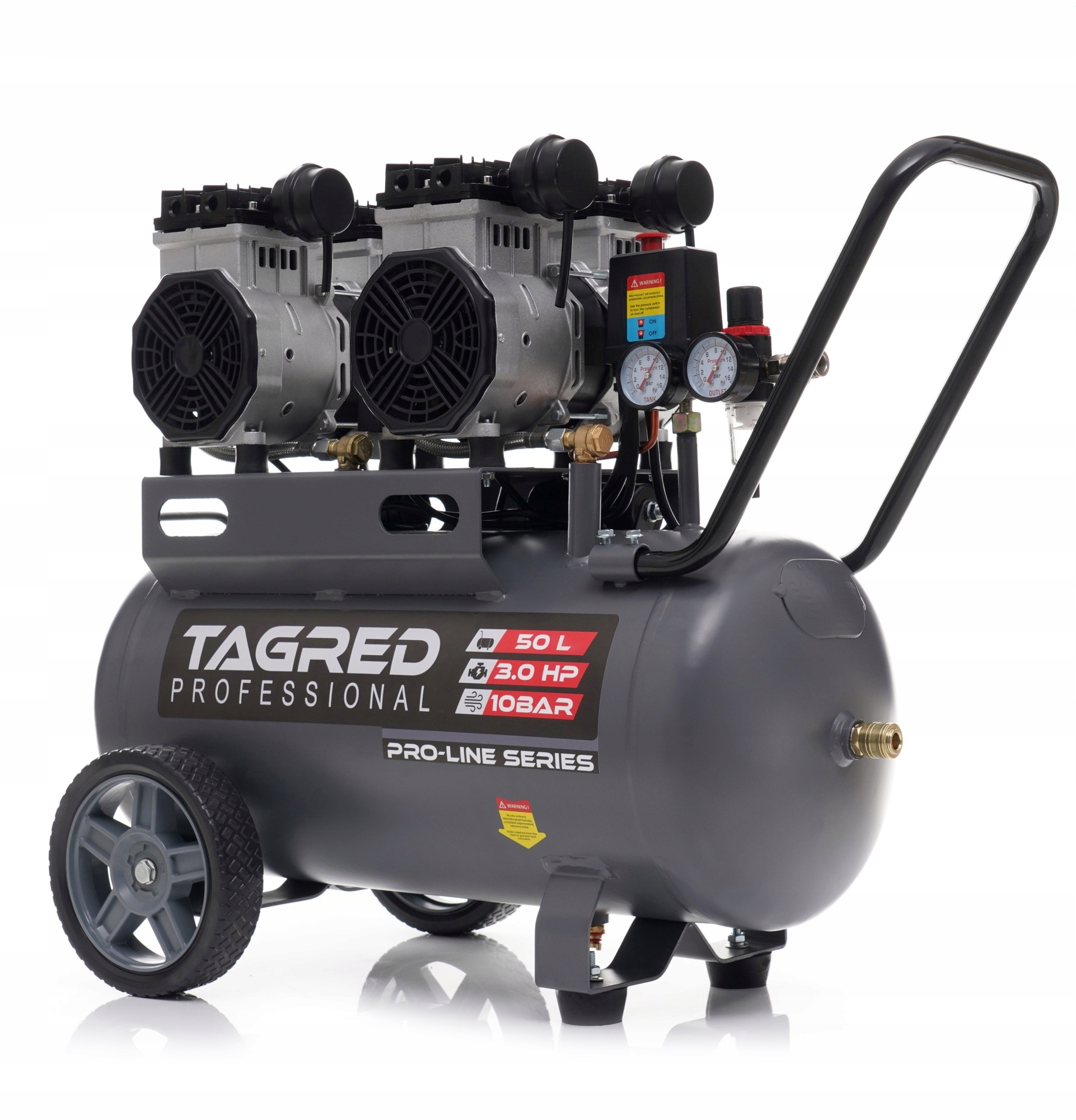 Kompresor bezolejowy Tagred TA3385 50 l 10 bar