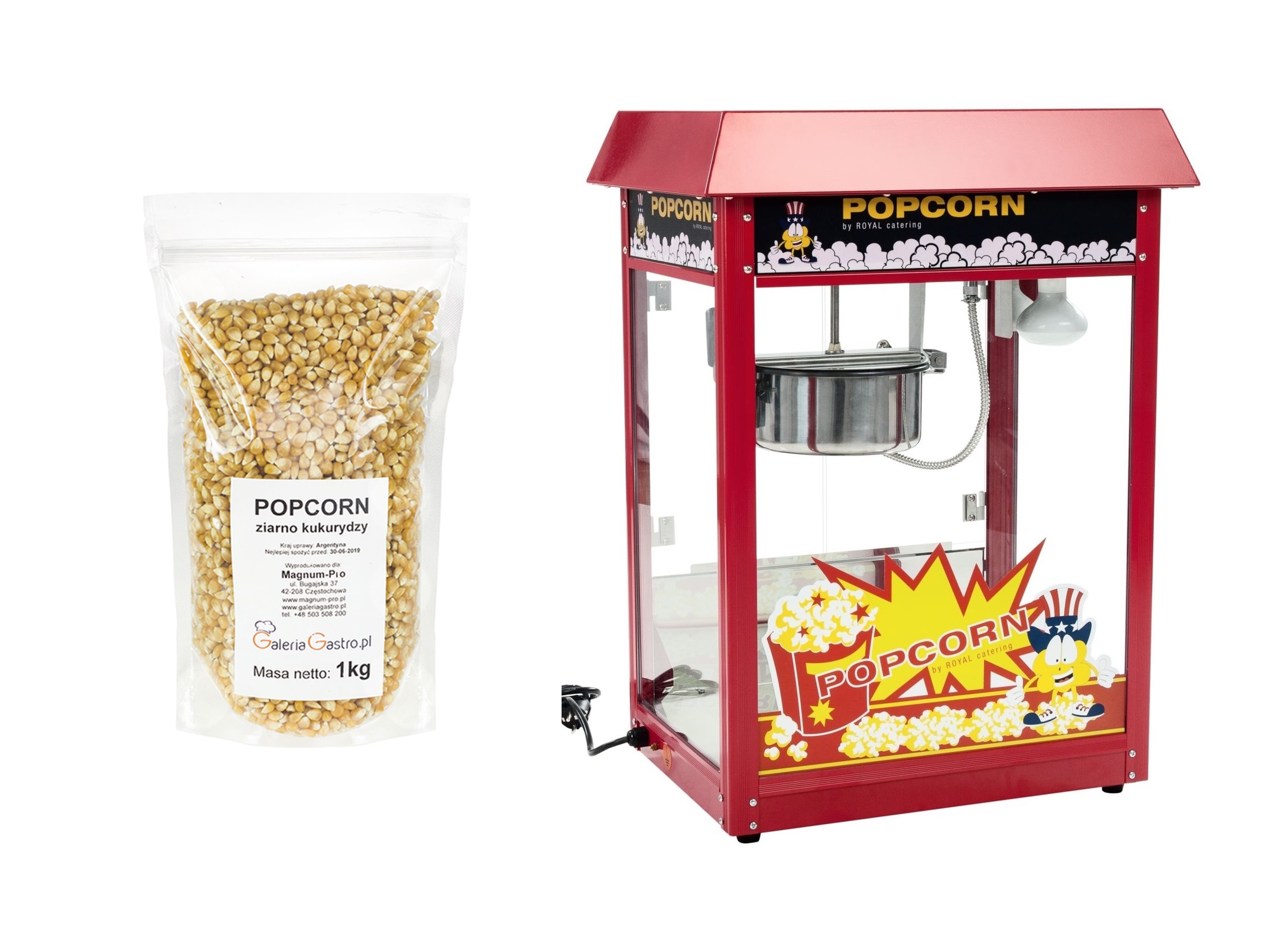 PROFESIONÁLNY STROJ NA POPCORN ZDARMA KUKURICA