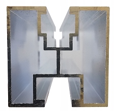 MONTÁŽNY PROFIL PV RAIL 40x40 LONG 2180 mm -16 ks