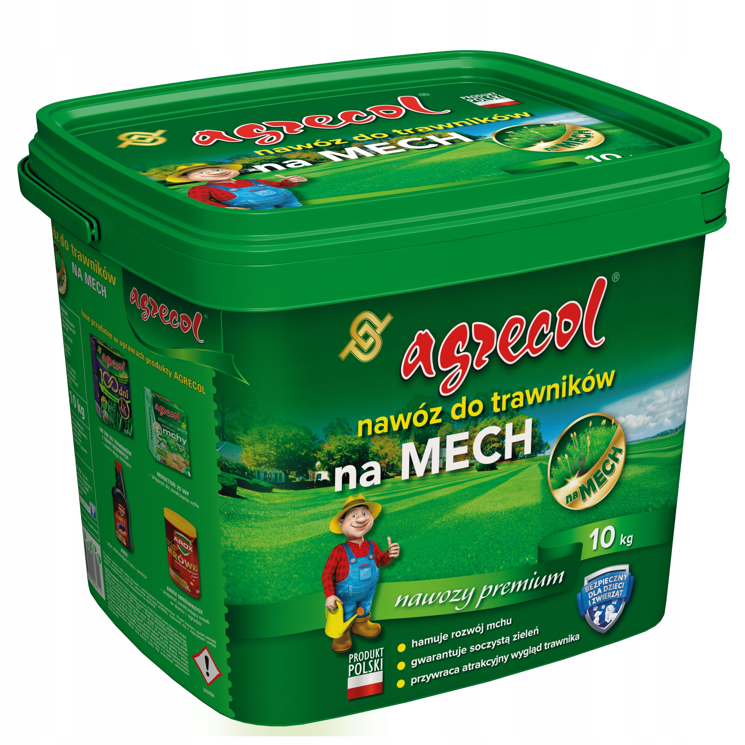 Agrecol viaczložkové hnojivo granule 10 kg 10 l + ochranné rukavice Wampirki 1 pár