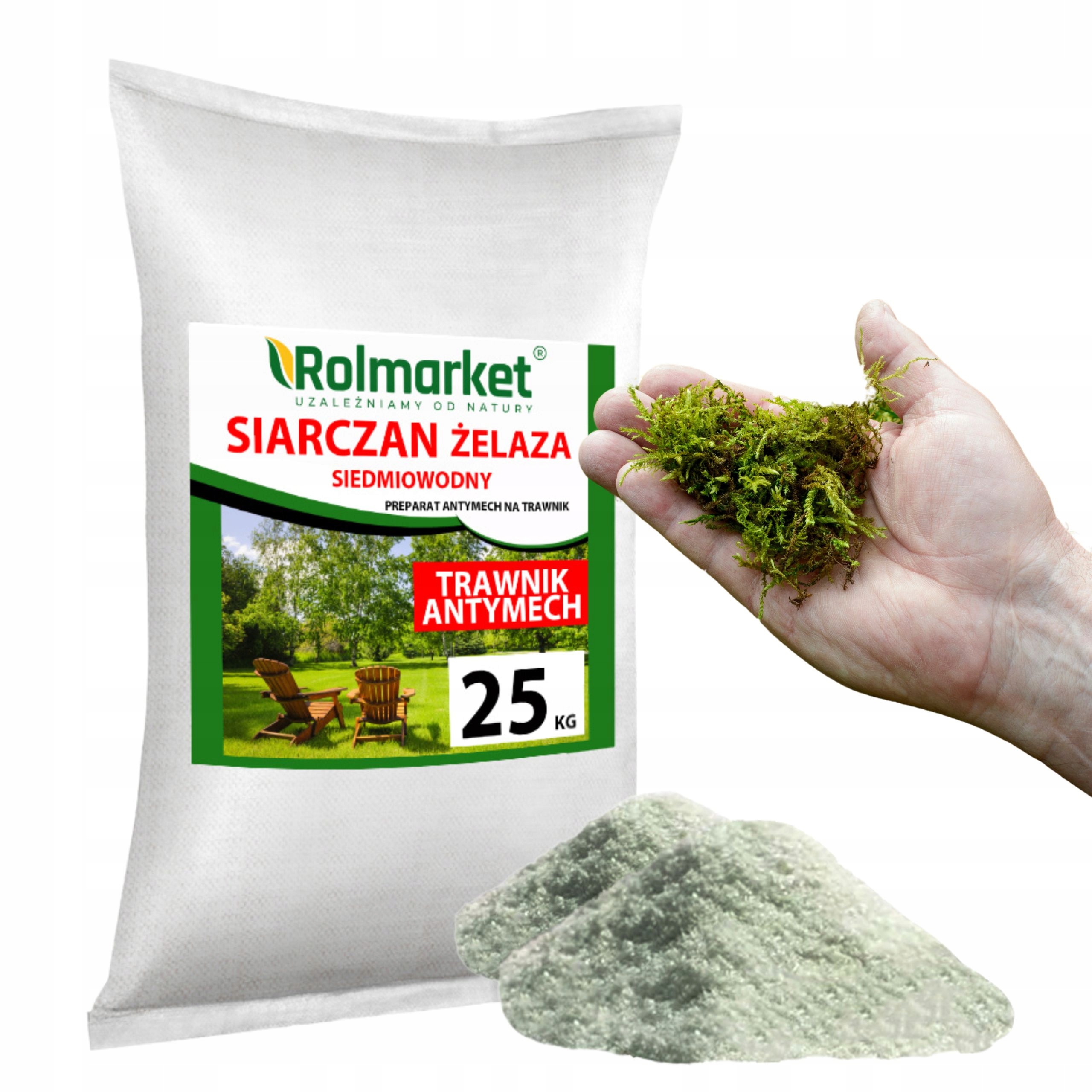 Sírne hnojivo, kryštály síranu Rolmarket, bolo 25 kg