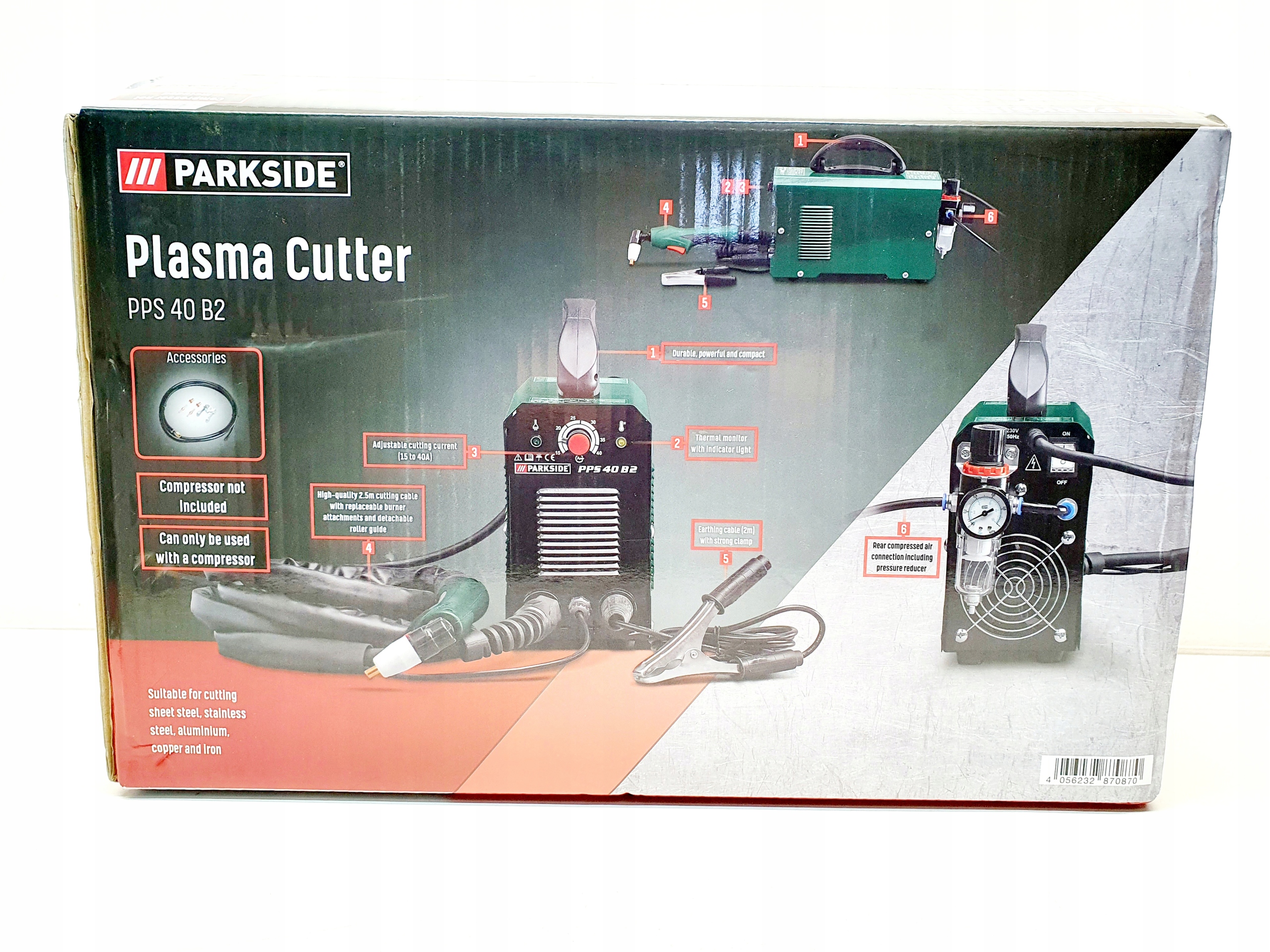 PLAZMOVÝ NOSIČ PARKSIDE PPS 40 B2 (PG)