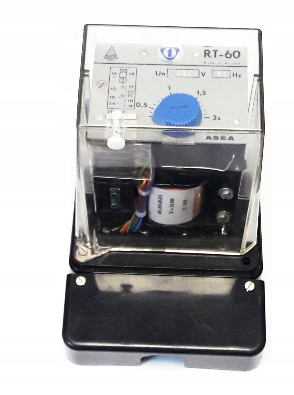 ČASOVÉ RELÉ cievka RT-60, 220V, 50Hz, 0,5s-2s