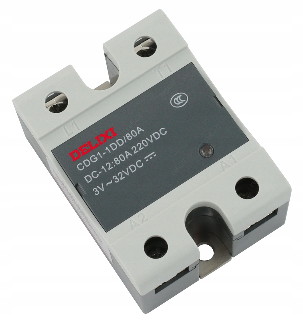 RELÉ SEMICONDUCTOR DELIXI SSR-80A DC-DC