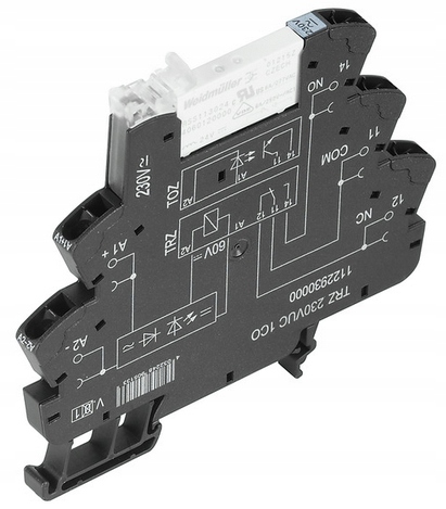 RELÉ TRZ 24-230VUC 1CO AU WEIDMÜLLER