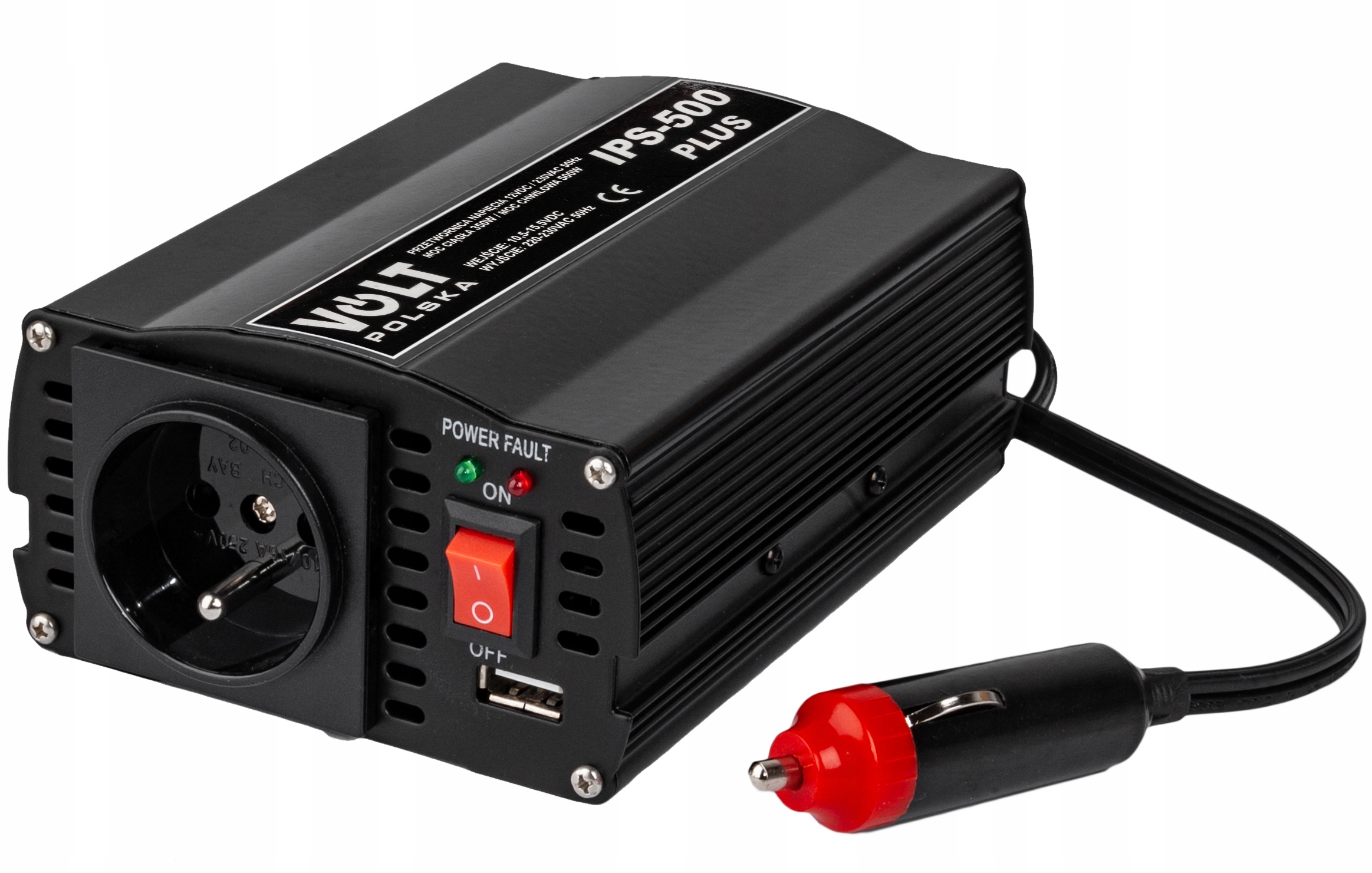 PREVODNÍK NAPÁJANIA 12V 230V VOZIDLA 500W