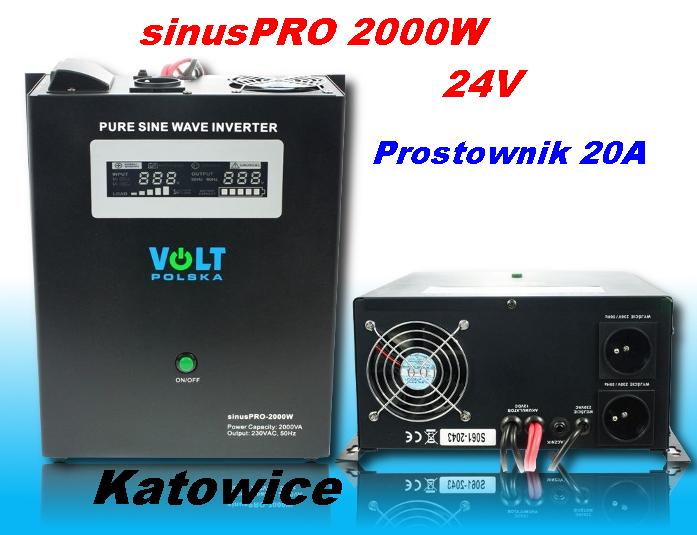 INVERTER UPS 2000W SINUS PRO 24V 230V