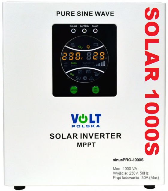INVERTER UPS MPPT 1000S SINUS 12V 230