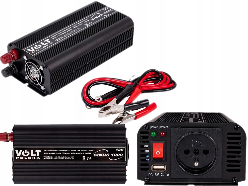 PREVODNÍK NAPÄTIA SINUS 12V 230V 1000W