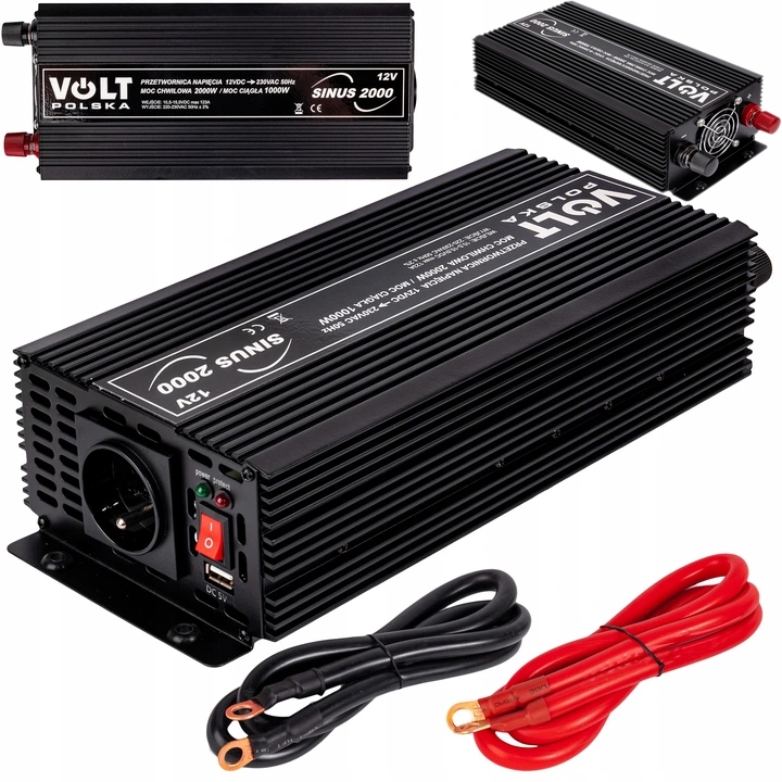 PREVODNÍK NAPÄTIA SINUS 12V 230V 2000W