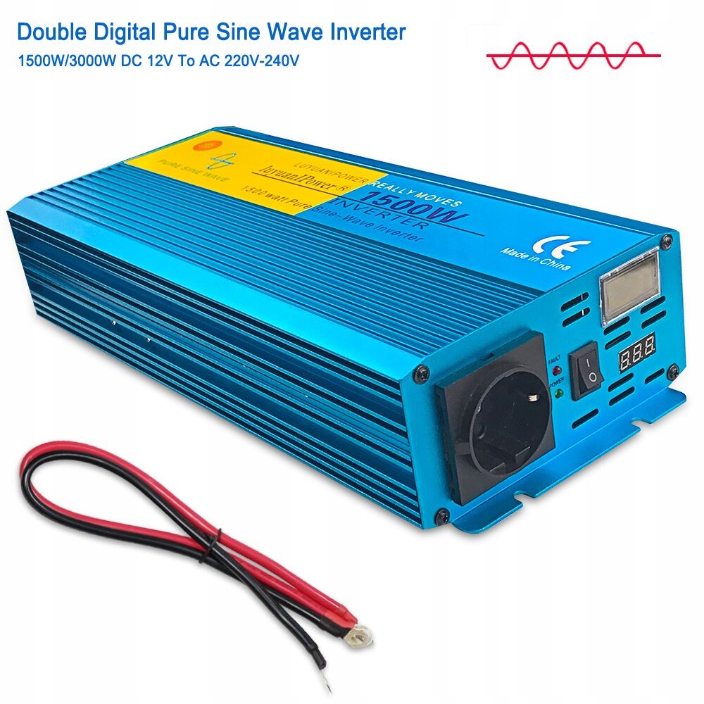 INVERTER Full Sine 1500W / 3000W DC12VAC230V