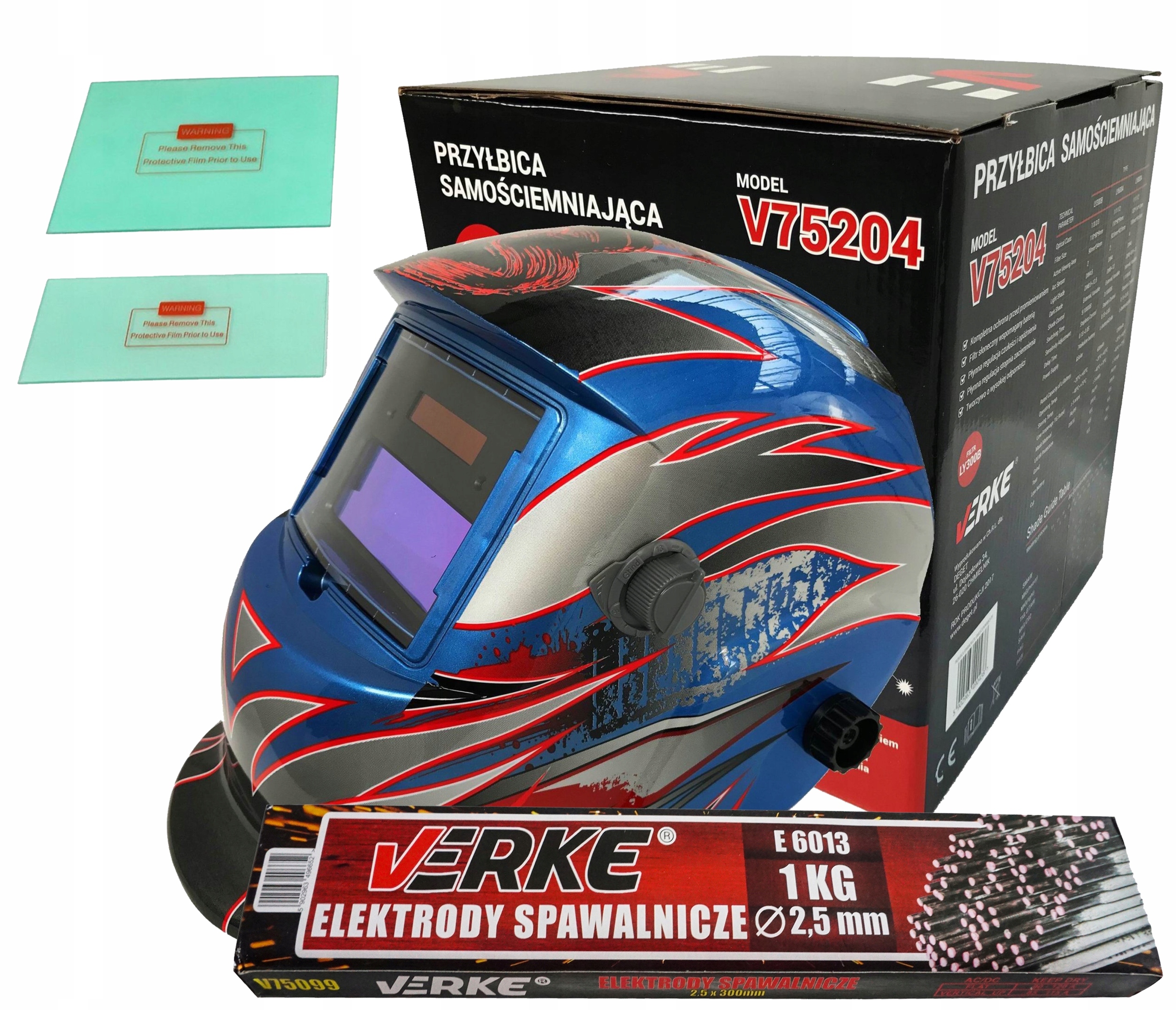 AUTOMATICKÁ PRILBA + VERKE ELEKTRODY