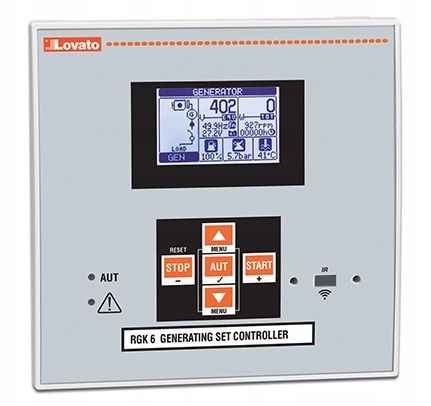 Ovládací panel LCD displeja Lovato RGK610