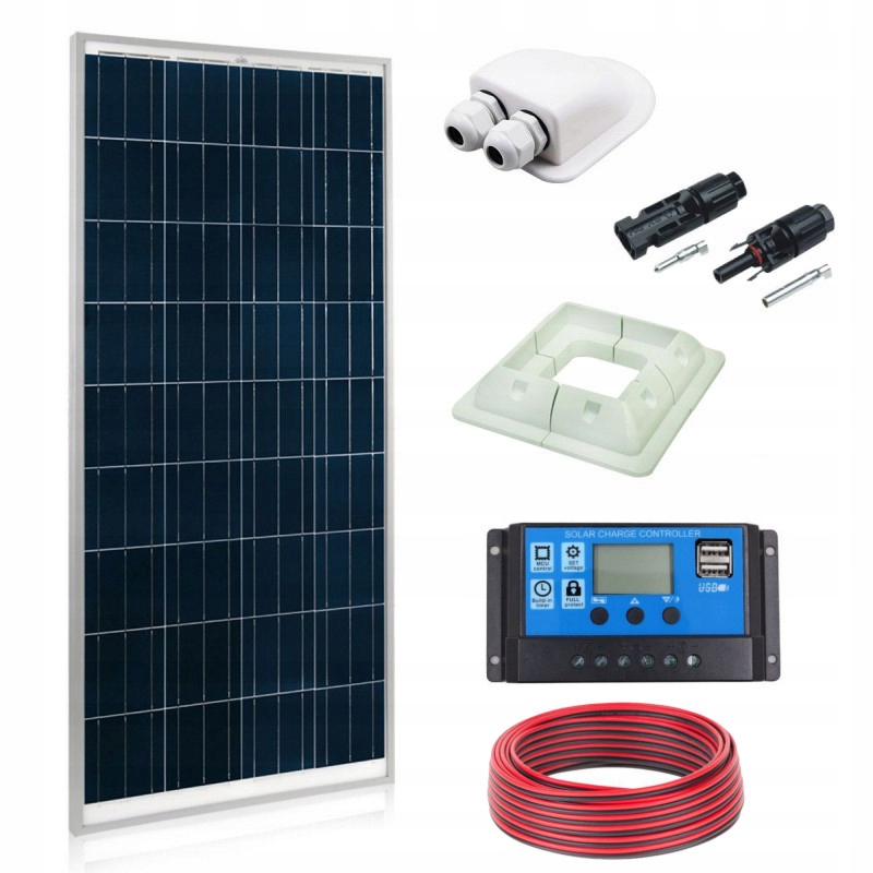 Solárny panel Táborník na batérie pre solárny panel 100W