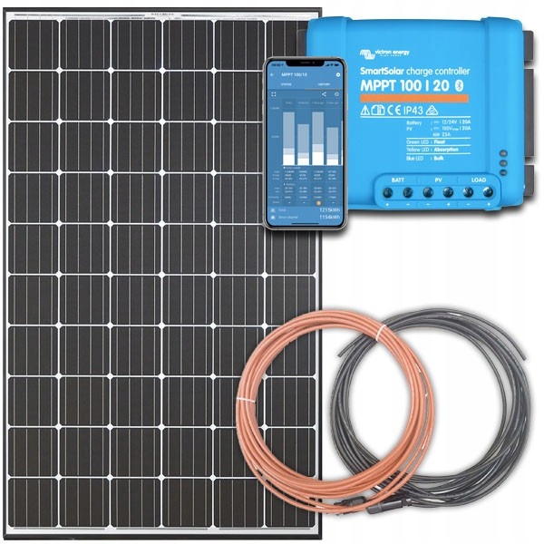 320W solárny panel s 20A MPPT regulátorom