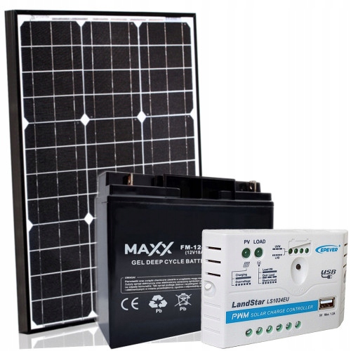 40W solárny panel Maxx + regulátor nabíjania 5A