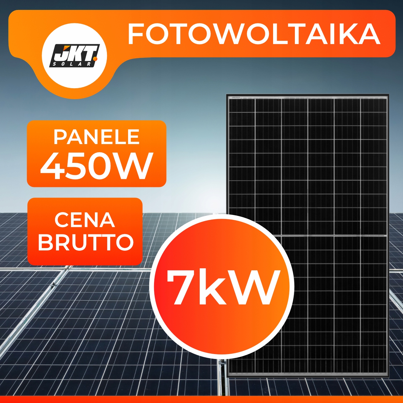 Panely FV inštalácia 7 kW s MONTÁŽOU