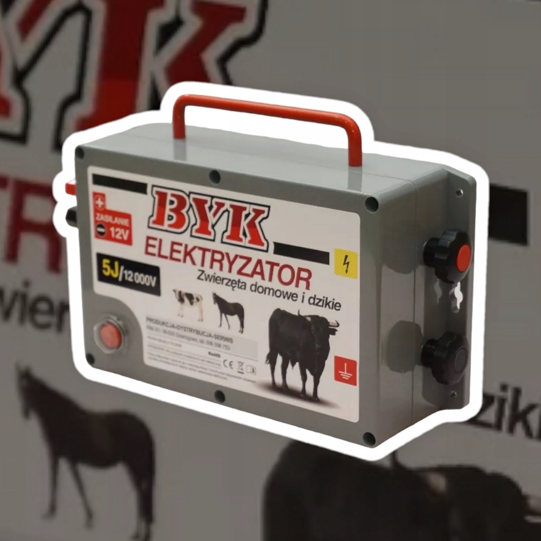 BYK 5J elektrifikátor/pastier - poľský, výkonný - pre dobytok, kravy a pod. novinka!