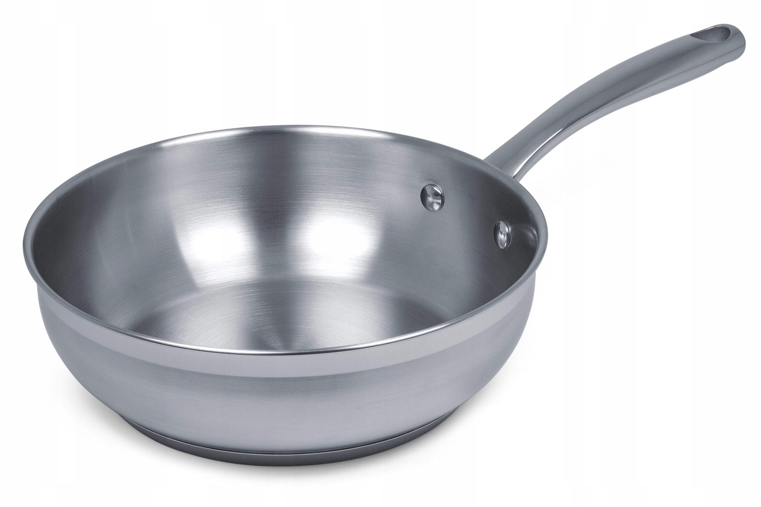 Hlboká oceľová panvica o priemere 22 cm 2,5 l