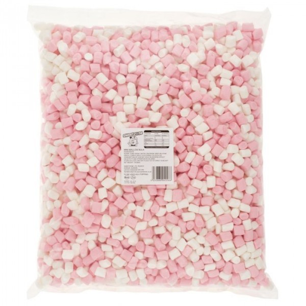 Marshmallow Mini neoprény biele a ružové Bulk 1kg