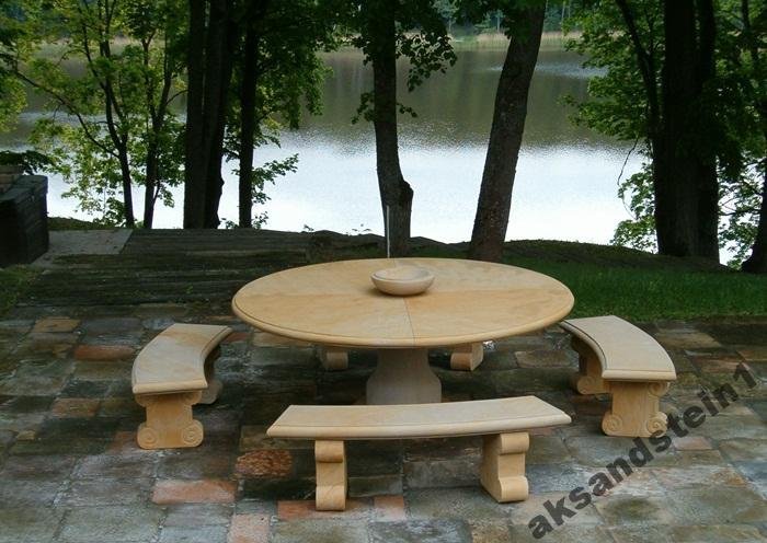 Pieskovcový kameň Krásna záhradná súprava + freebies
