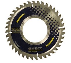 Pílový list TCT na rezanie plastov Exact P150 mm