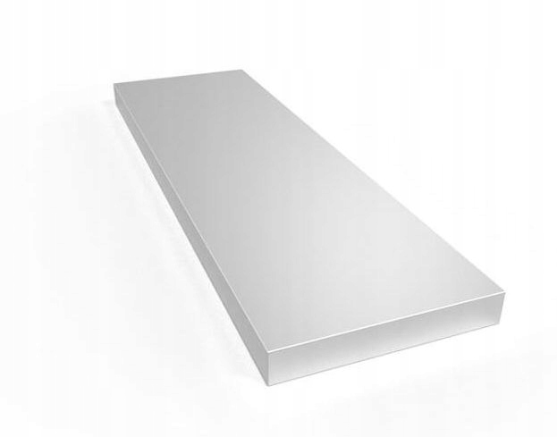 Hliníková plochá tyč 1050A 70x10 mm - 100 cm