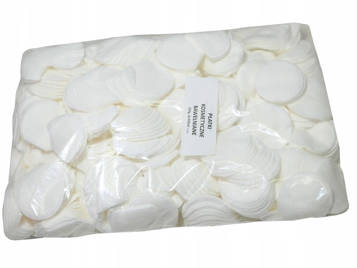 Podložky, tampóny z kozmetickej bavlny 250g 600ks.