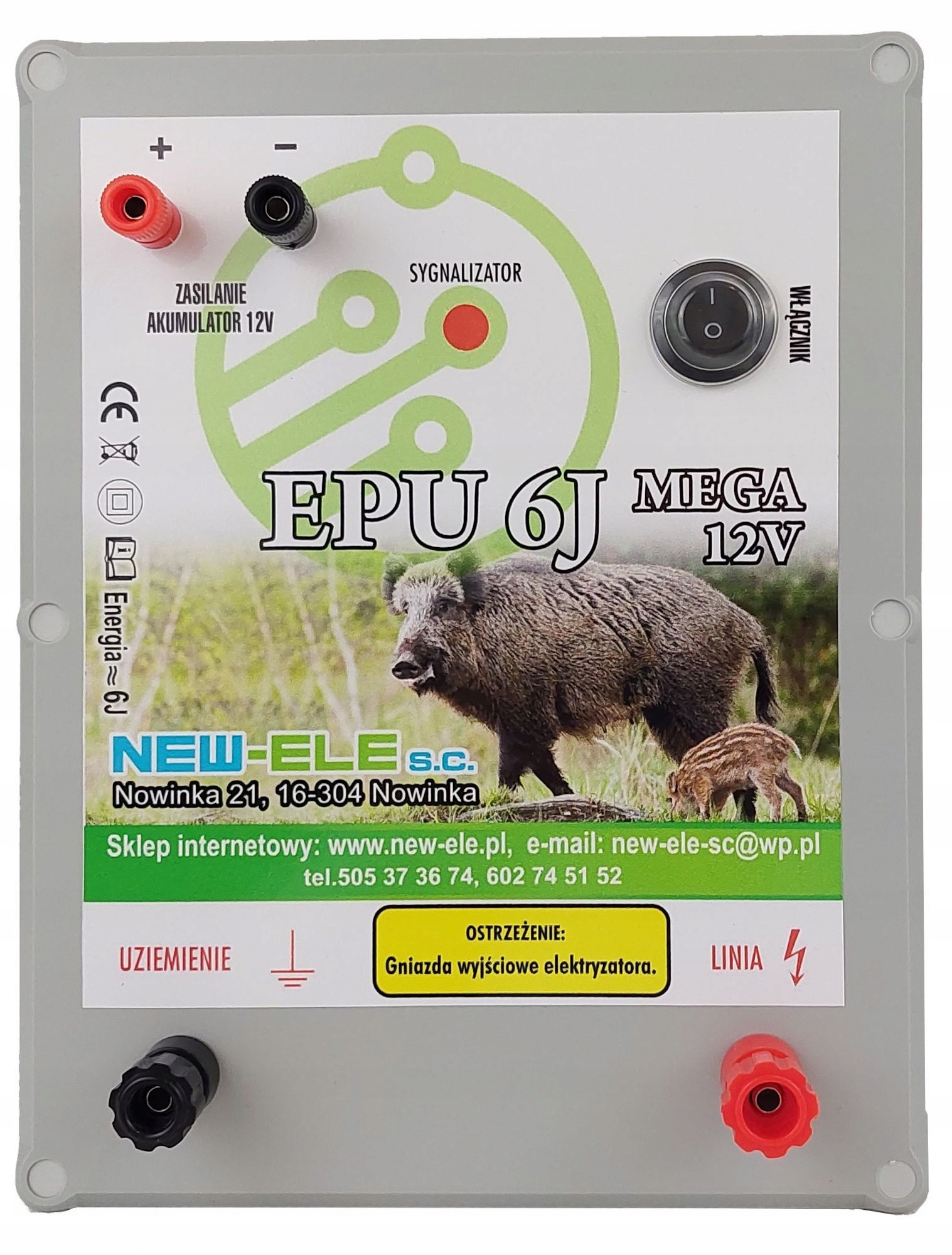 NEW-ELE sc elektrifikátor na batérie