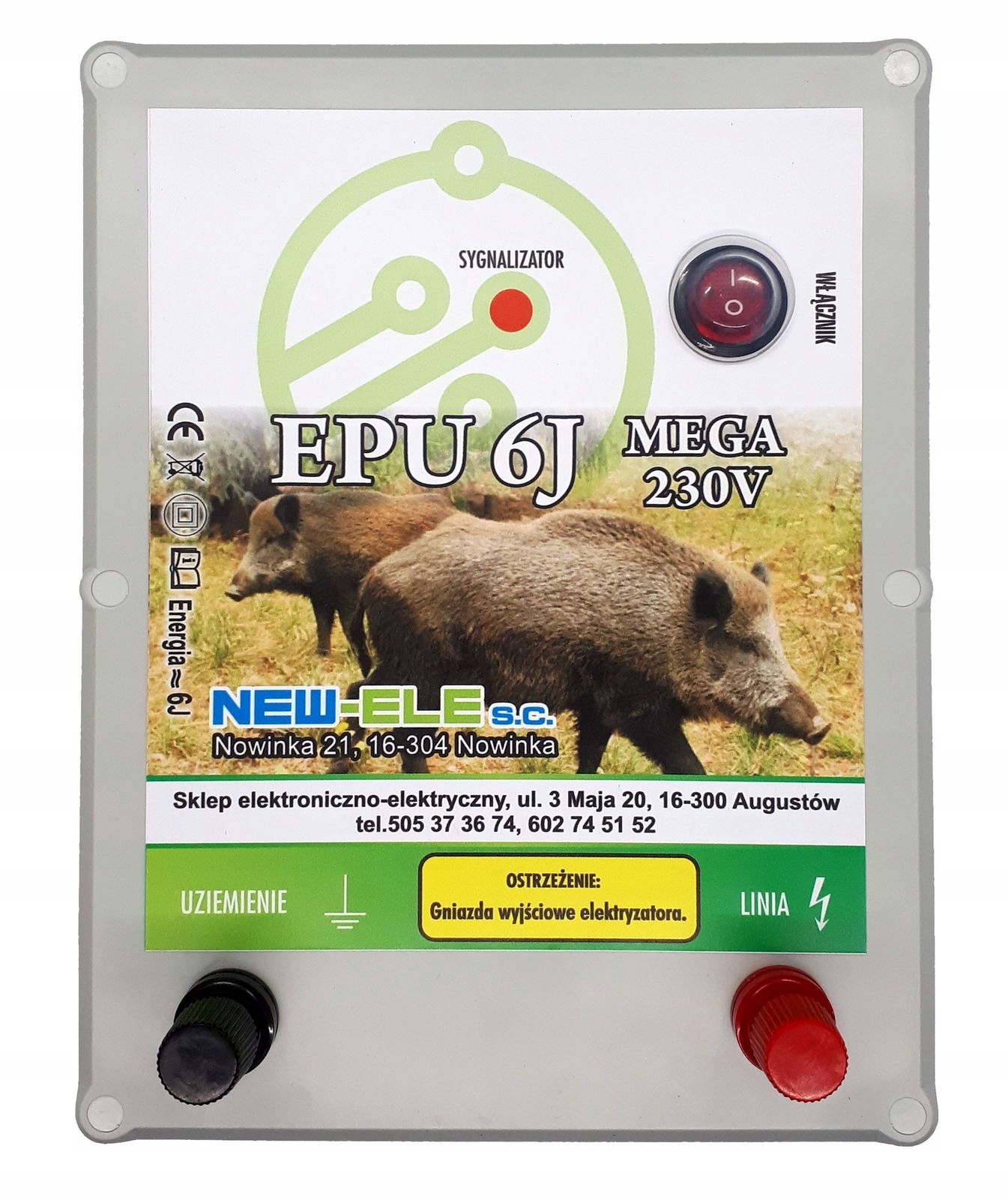 Sieťový elektrifikátor NEW-ELE sc