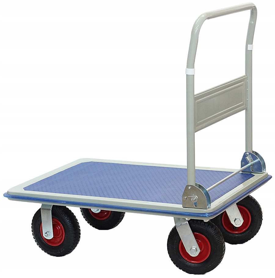 Plošinový vozík s pumpovanými kolesami Toolpark 300 kg KAT02406