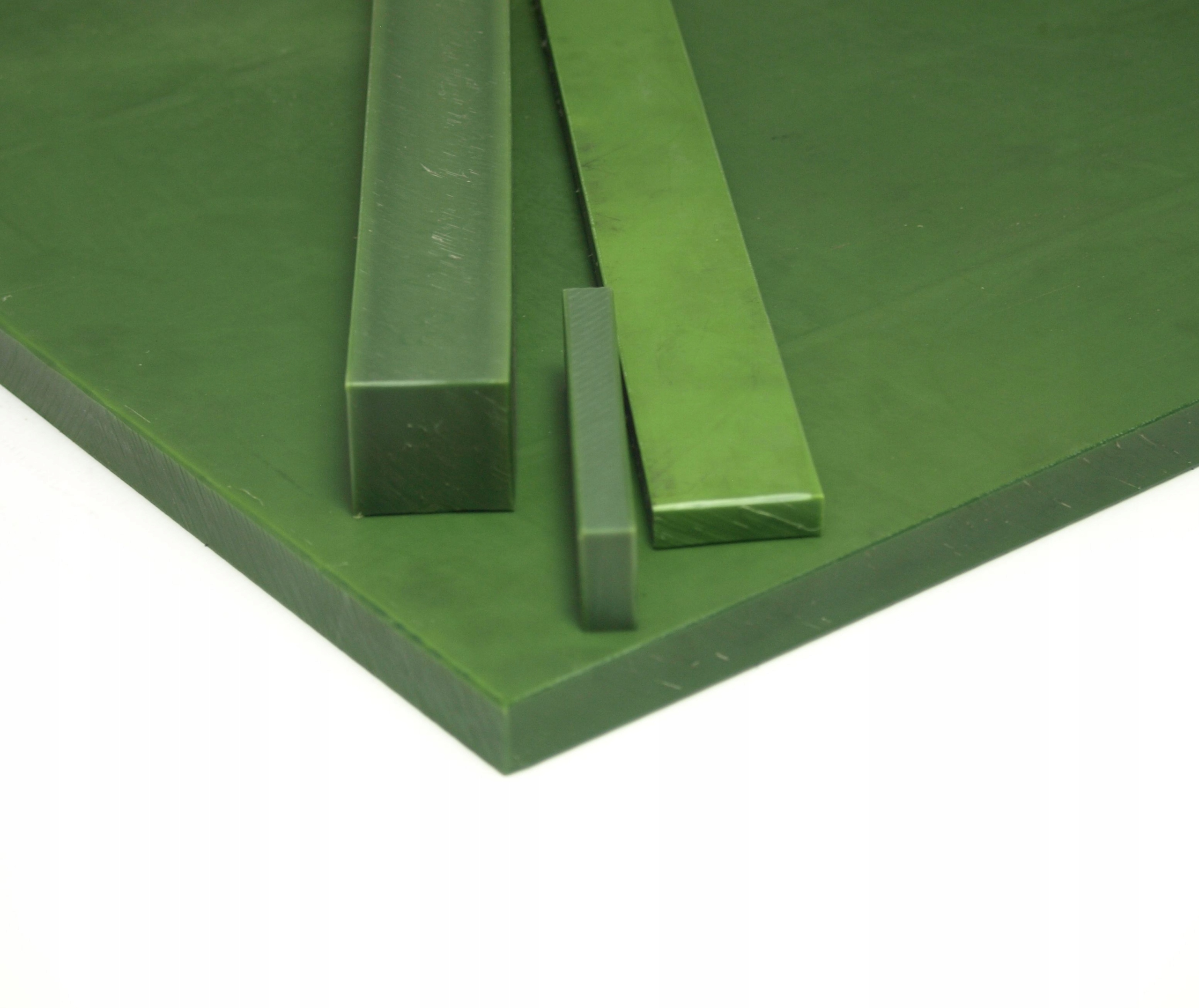 ZELENÁ POLYAMIDOVÁ doska 25mm 1,0m x 1,0m
