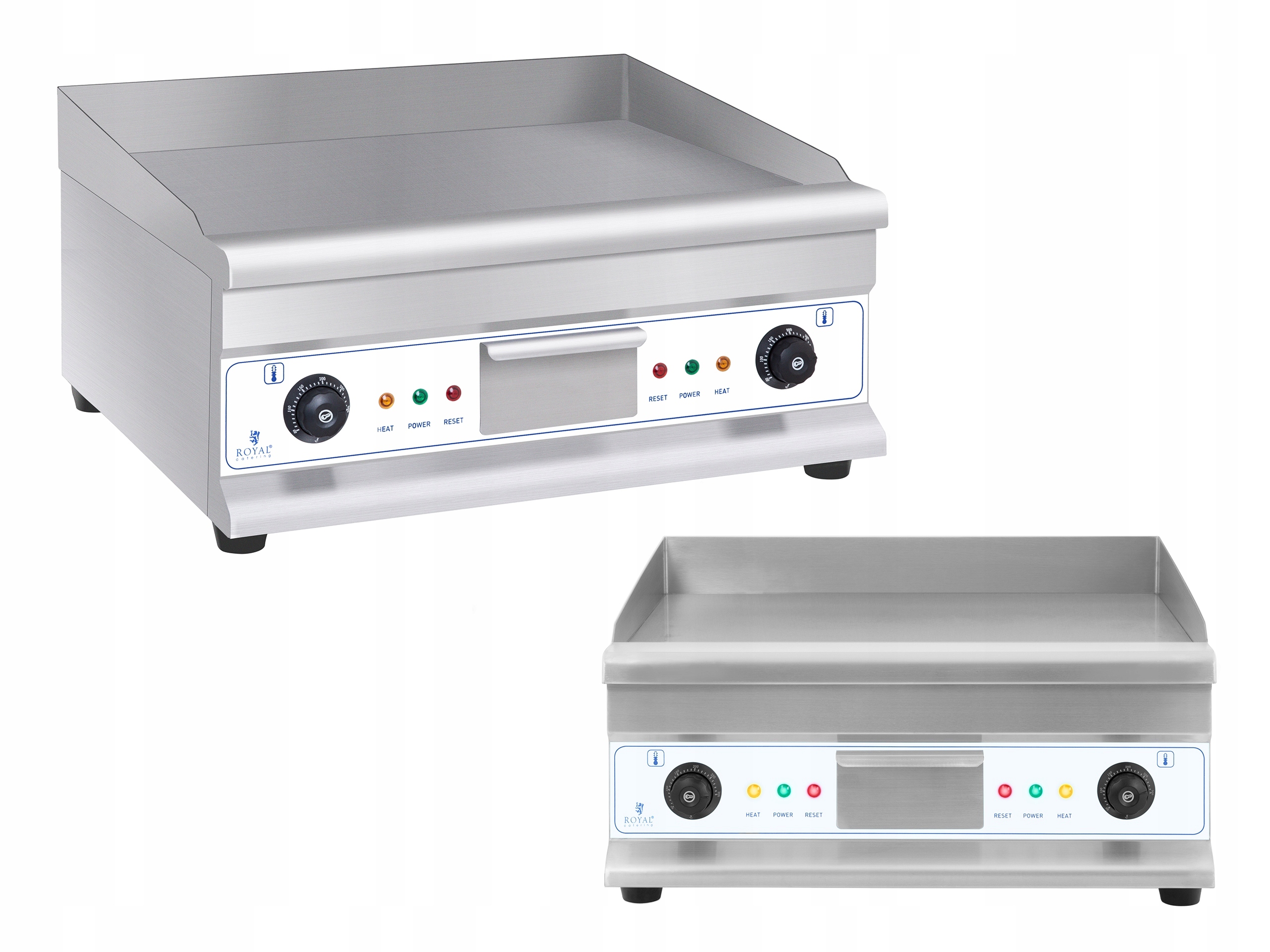2 x 3200 W ROYAL CATERING RCG 60H2 grilovacia platňa